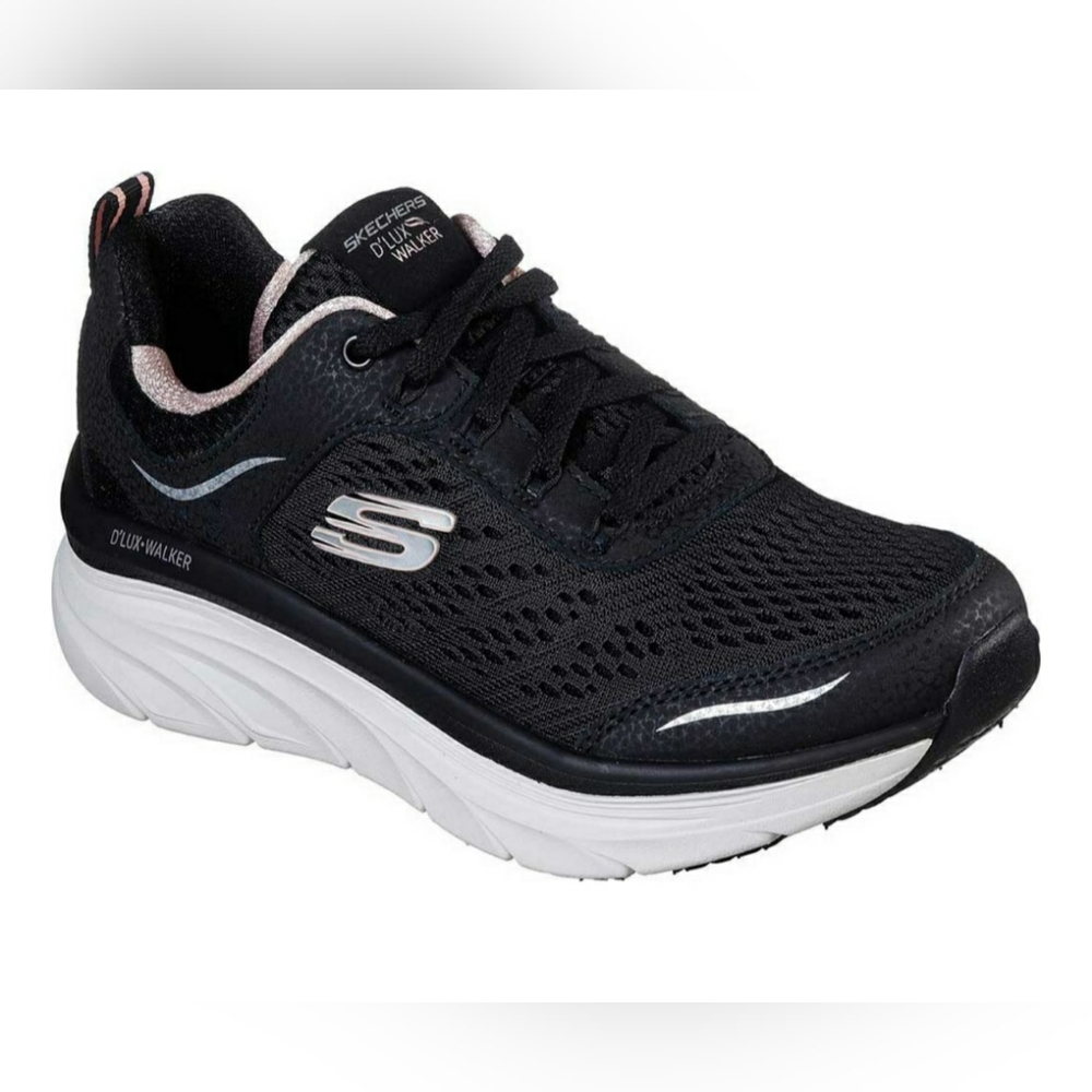 SKECHERS Relaxed Fit D' Lux Walker Infiniti Motion Lace-Up Sneakers Size 9